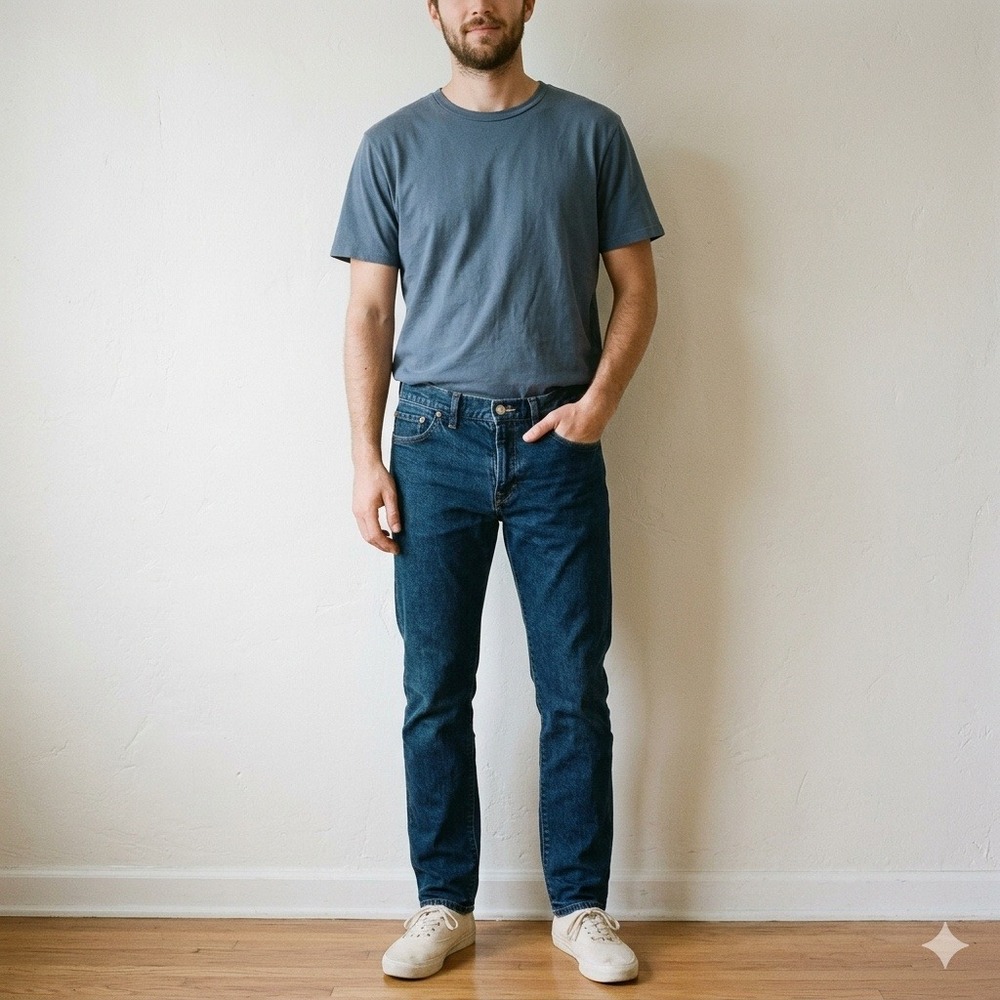 Outerknown Ambassador Slim Fit SEA Jeans Mens 33x30‎ Blue Dark Wash Denim